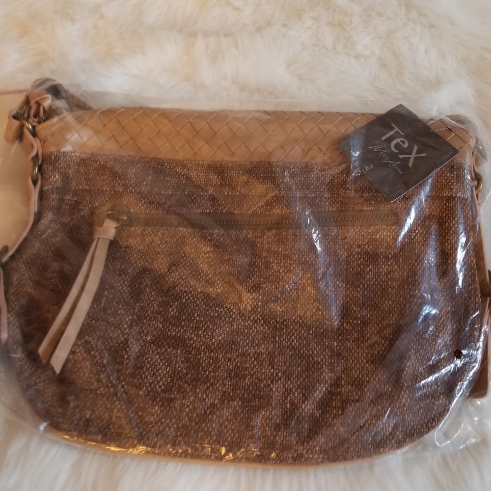 TEX by Max Azria  Purse Fold Over Flap New Vtg - Picture 8 of 8